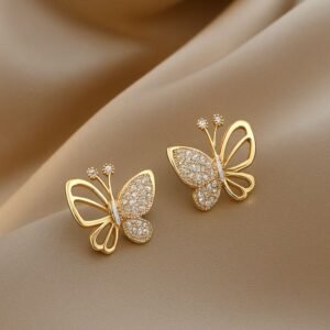 delicate butterfly earrings for daily & party looks